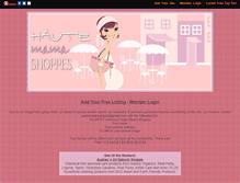 Tablet Screenshot of hautemamashoppes.gotop100.com