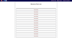 Desktop Screenshot of postajob.gotop100.com