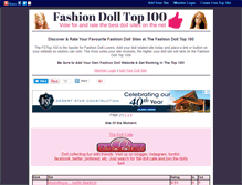 Tablet Screenshot of fashiondoll.gotop100.com