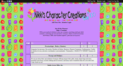 Desktop Screenshot of nikkischaractercreations.gotop100.com
