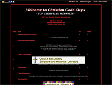 Tablet Screenshot of christiancodecity.gotop100.com