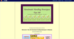 Desktop Screenshot of handmadehandbagboutiques.gotop100.com