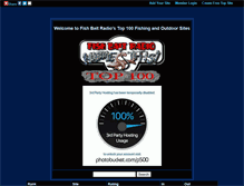 Tablet Screenshot of canadianfishing.gotop100.com
