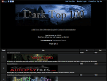 Tablet Screenshot of darkfear.gotop100.com