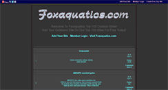 Desktop Screenshot of foxaquatics.gotop100.com