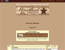 Tablet Screenshot of heartlandmarketplace.gotop100.com