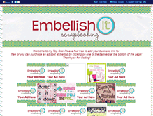 Tablet Screenshot of embellishonline.gotop100.com