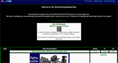 Desktop Screenshot of everythingbulldog.gotop100.com