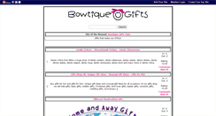 Desktop Screenshot of bowtiquegifts.gotop100.com