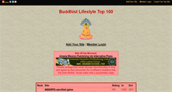 Desktop Screenshot of buddhistlifestyle.gotop100.com