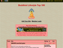 Tablet Screenshot of buddhistlifestyle.gotop100.com