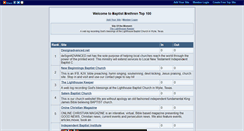 Desktop Screenshot of baptistbrethren.gotop100.com