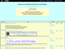 Tablet Screenshot of lepetithomedaycare.gotop100.com