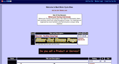 Desktop Screenshot of motorcycles.gotop100.com
