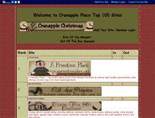 Tablet Screenshot of cranapple.gotop100.com