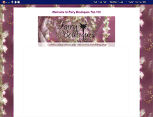 Tablet Screenshot of fairyboutiques.gotop100.com