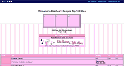 Desktop Screenshot of dearheartdesigns.gotop100.com