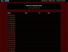 Tablet Screenshot of mariasplace.gotop100.com