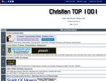 Tablet Screenshot of christiantop1001.gotop100.com