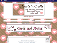 Tablet Screenshot of heartsandcrafts.gotop100.com