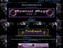 Tablet Screenshot of mysticalmagic.gotop100.com