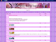 Tablet Screenshot of perishsongtopsites.gotop100.com