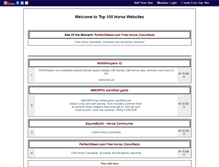 Tablet Screenshot of horse.gotop100.com