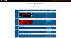 Desktop Screenshot of dsclans.gotop100.com