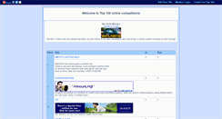 Desktop Screenshot of competitions.gotop100.com