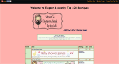 Desktop Screenshot of eleganceandswank.gotop100.com