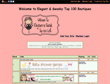 Tablet Screenshot of eleganceandswank.gotop100.com