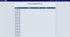 Desktop Screenshot of mmorpg.gotop100.com