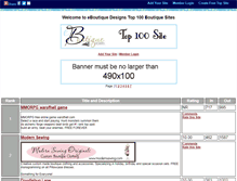 Tablet Screenshot of eboutiquedesigns.gotop100.com