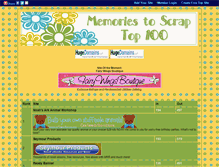 Tablet Screenshot of memoriestoscrap.gotop100.com