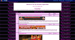 Desktop Screenshot of malibulingerie.gotop100.com