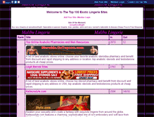 Tablet Screenshot of malibulingerie.gotop100.com