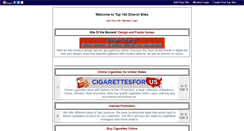 Desktop Screenshot of churchsites.gotop100.com