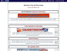 Tablet Screenshot of churchsites.gotop100.com