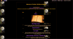Desktop Screenshot of bestwiccanwebsites.gotop100.com