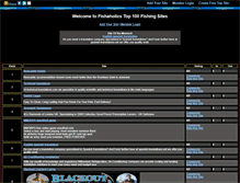 Tablet Screenshot of fishaholics.gotop100.com