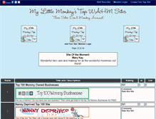 Tablet Screenshot of mylittlemonkeyboutique.gotop100.com