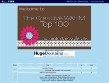 Tablet Screenshot of creativewahm.gotop100.com