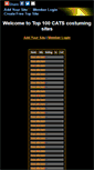 Mobile Screenshot of catscostuming.gotop100.com