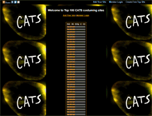 Tablet Screenshot of catscostuming.gotop100.com