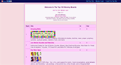 Desktop Screenshot of mommyboards.gotop100.com