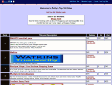 Tablet Screenshot of pattysgiftshoppe.gotop100.com