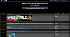 Desktop Screenshot of countrymanorpettherapy.gotop100.com