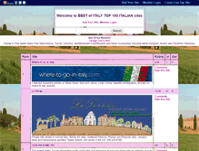 Tablet Screenshot of italianshops.gotop100.com