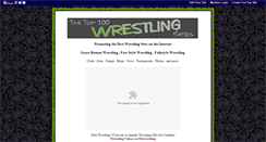 Desktop Screenshot of bestwrestlingsite.gotop100.com