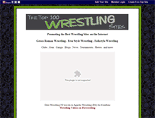 Tablet Screenshot of bestwrestlingsite.gotop100.com